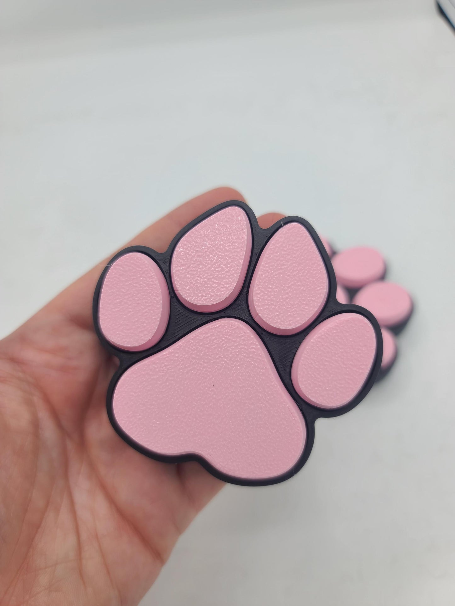 Cute Paw Print (Cat or Dog) Key Clicker Fidgets 3D Print