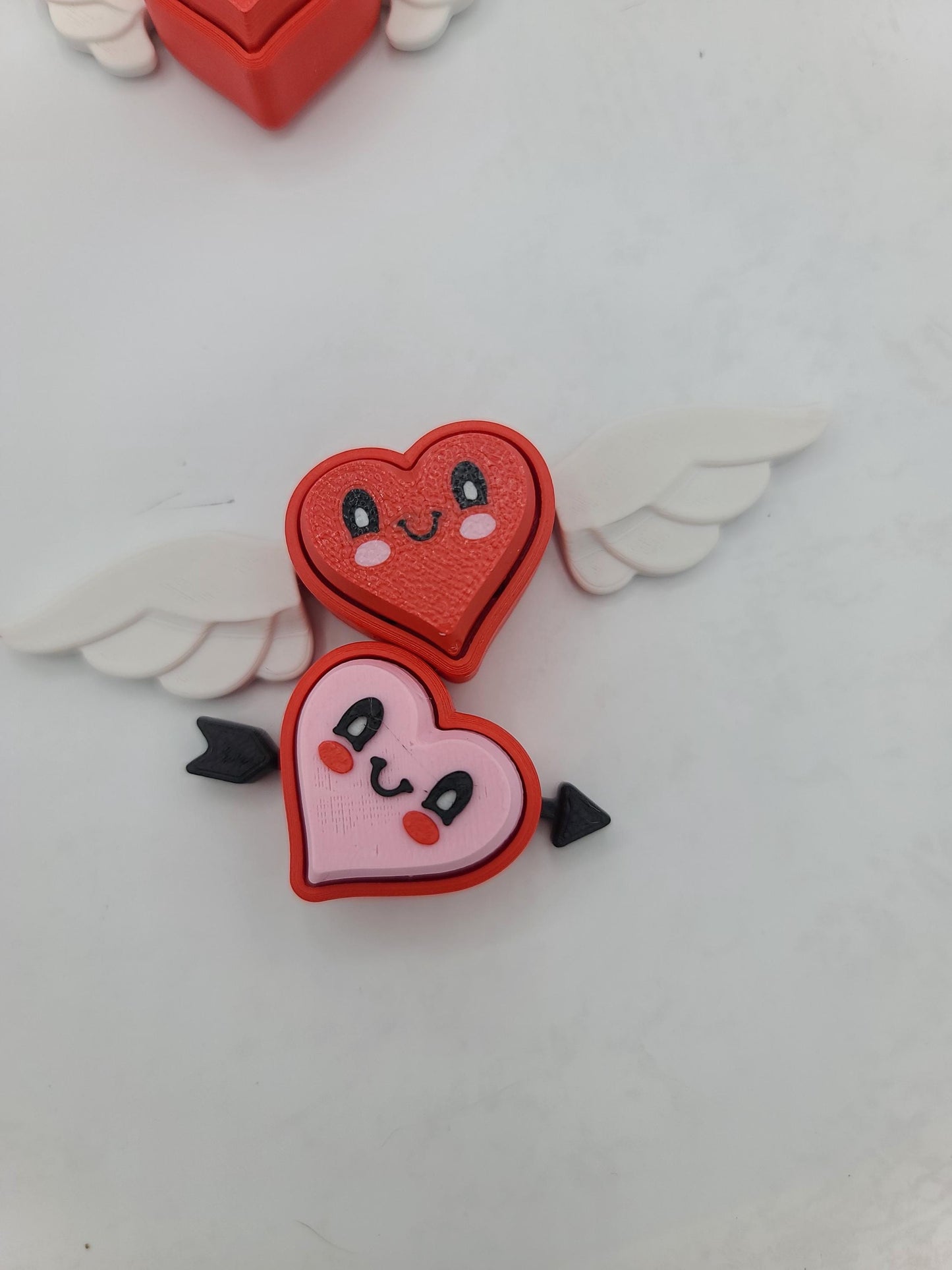 Valentine’s Day Cute Valentine Conversation Heart Clickers 3D Print