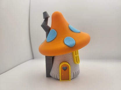 Mushroom Fairy House (PLA - Indoor; PETG - Outdoor) | 3D Print