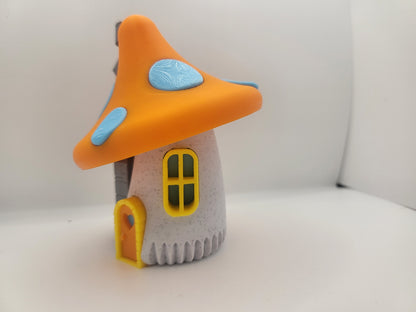 Mushroom Fairy House (PLA - Indoor; PETG - Outdoor) | 3D Print