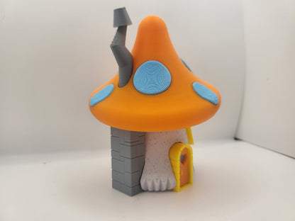 Mushroom Fairy House (PLA - Indoor; PETG - Outdoor) | 3D Print