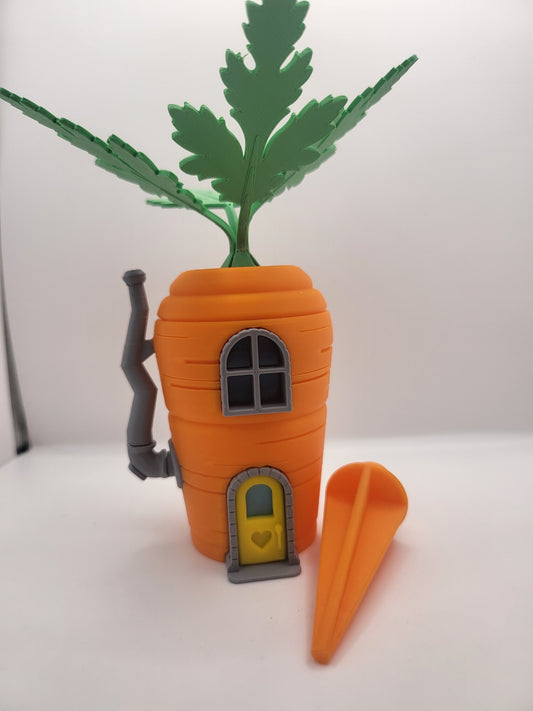 Carrot Fairy House (PLA - Indoor; PETG - Outdoor) | 3D Print