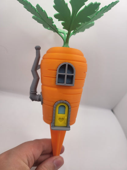 Carrot Fairy House (PLA - Indoor; PETG - Outdoor) | 3D Print