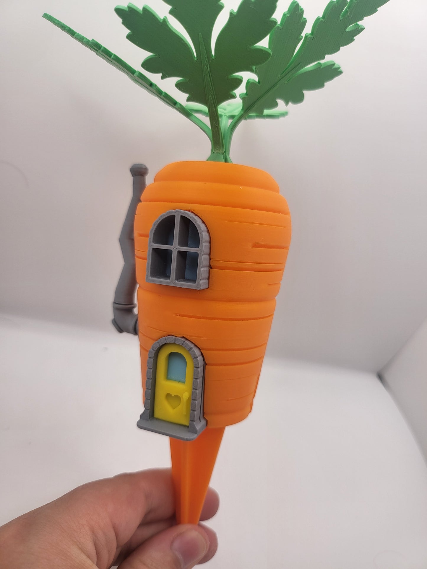 Carrot Fairy House (PLA - Indoor; PETG - Outdoor) | 3D Print