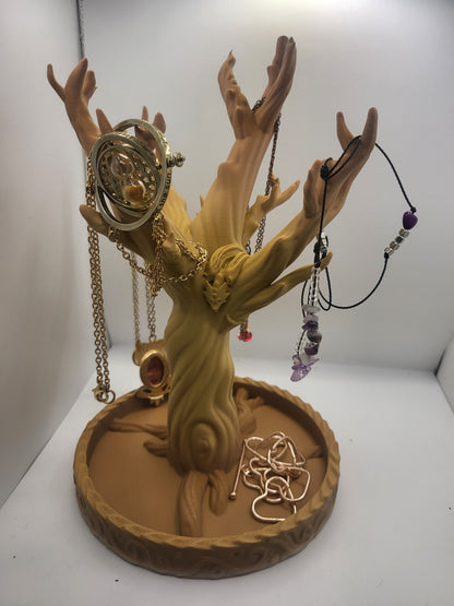 Fantasy Jewelry Tree with Small Dragon | 3D Print