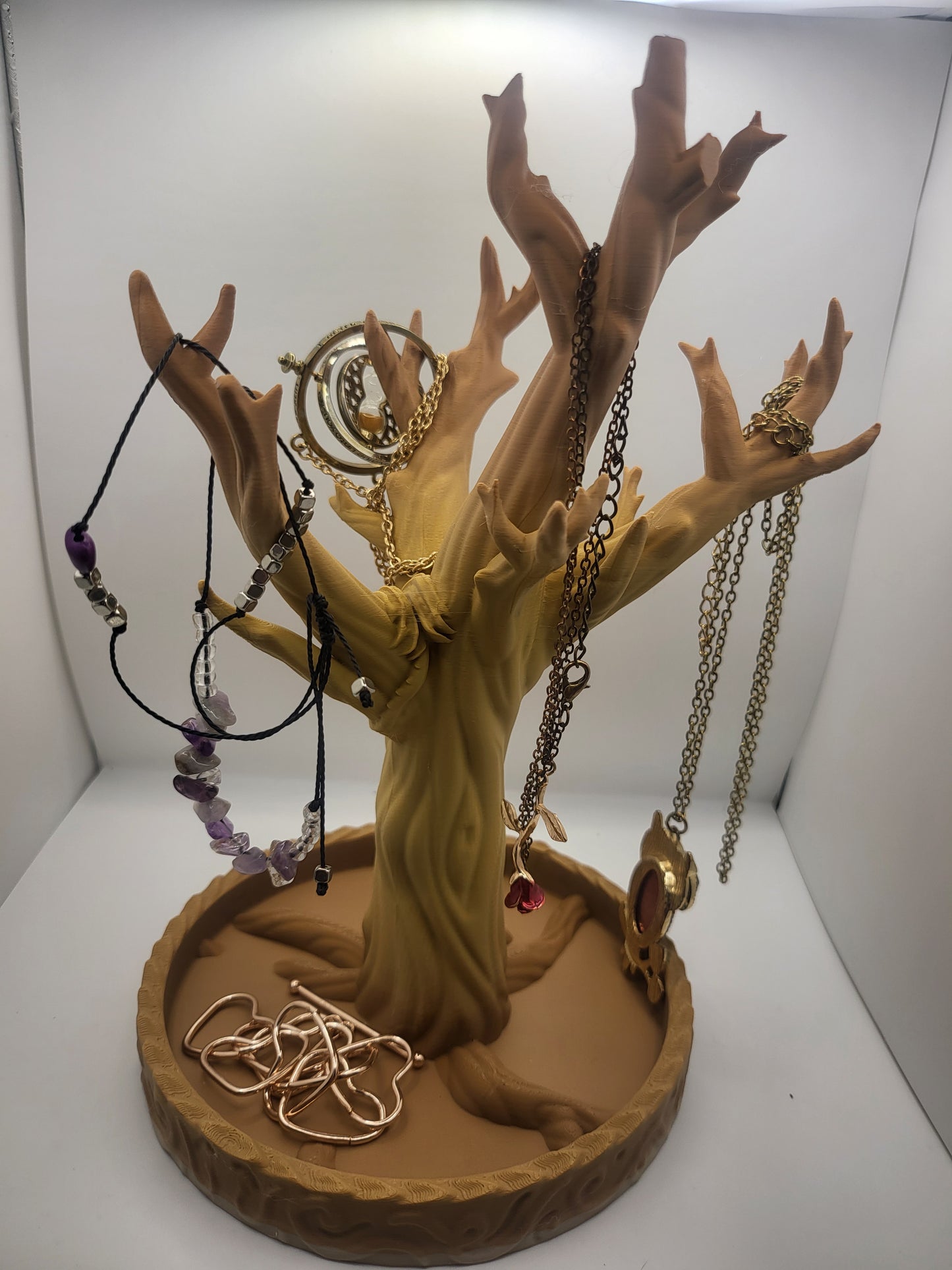 Fantasy Jewelry Tree with Small Dragon | 3D Print