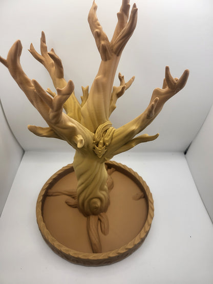 Fantasy Jewelry Tree with Small Dragon | 3D Print