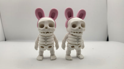 Tiny Skeleton Boy – Articulated 3D Print | Seasonal Variants (Heart, Clover, Santa Hat & More!)
