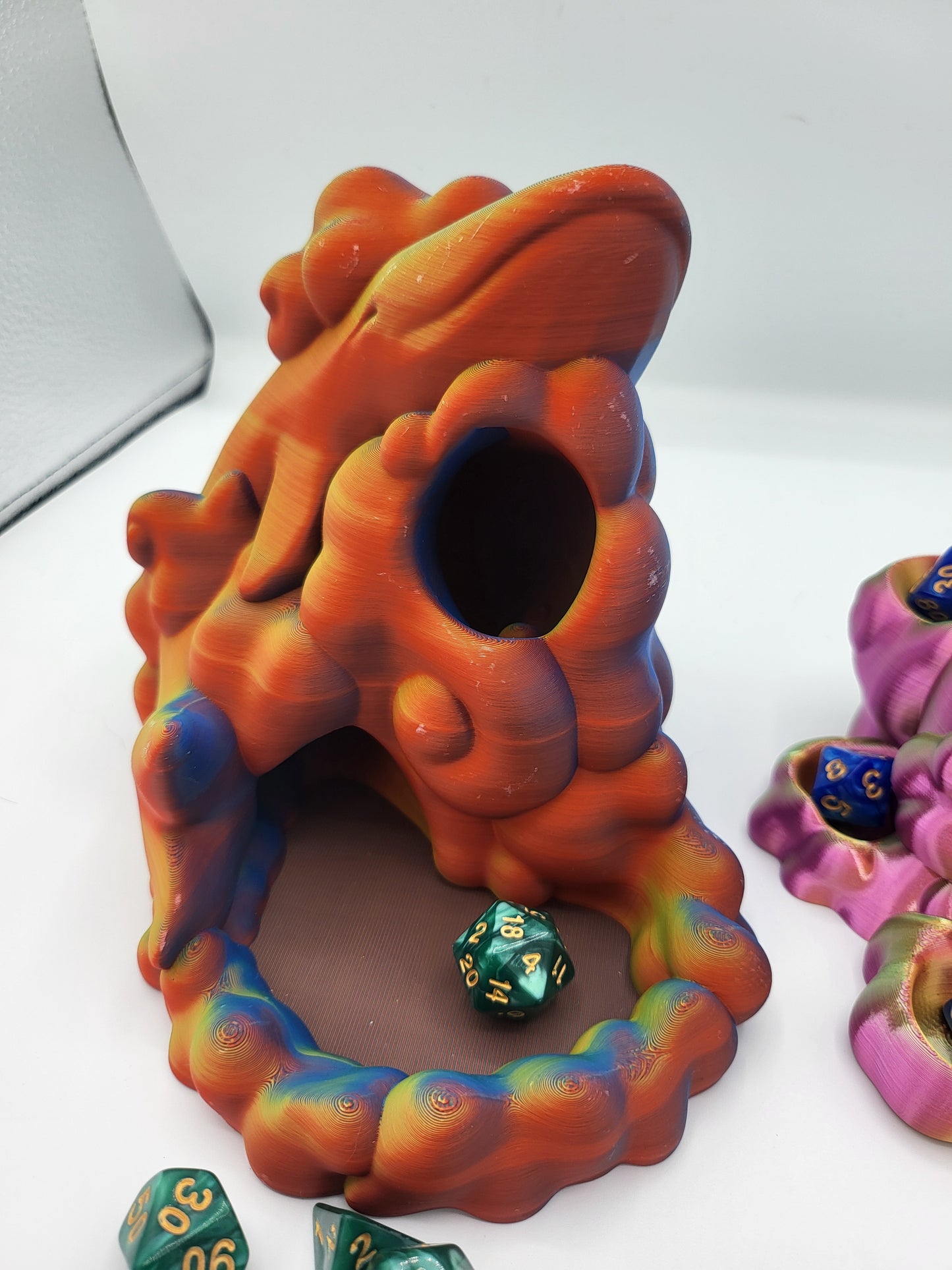 Sleepy Whale Tabletop Game Dice Accessory - Dice Tower or Dice Display Stand | 3D Print