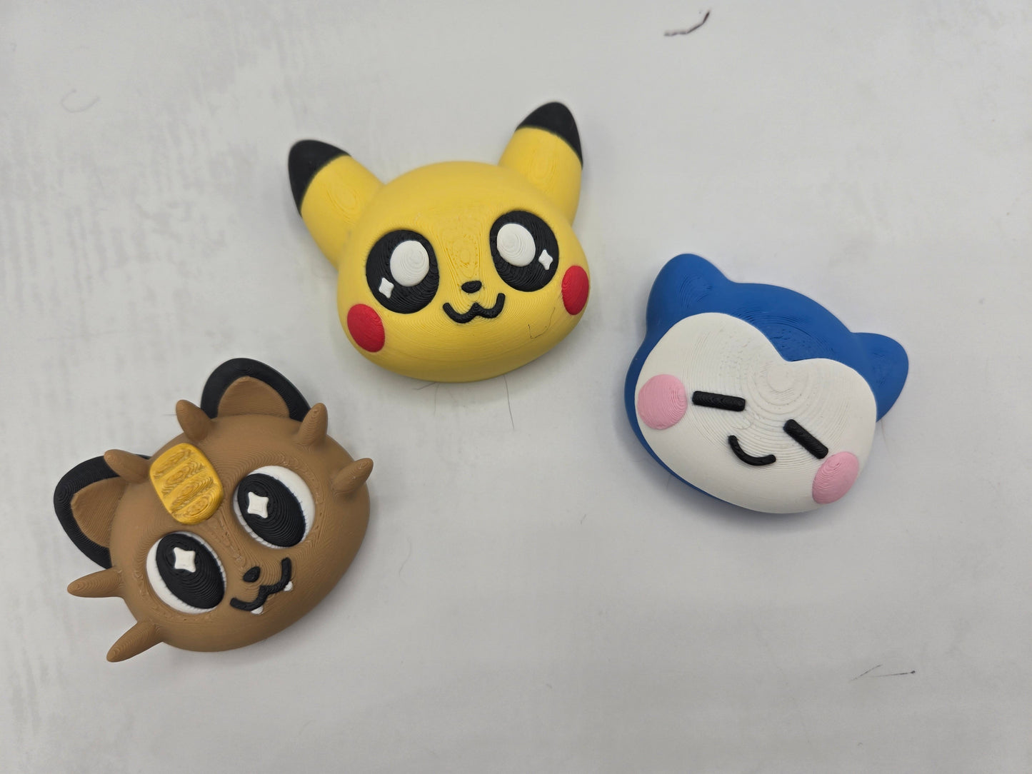 Pokemon Magnet Pikachu, Snorlax, Meowth, Bulbasaur, Squirtle, Charmander, Psyduck