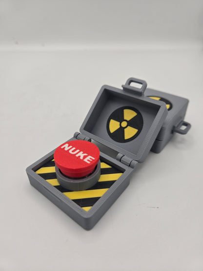 Top Secret Briefcase Nuclear "Nuke Button" Mechanical Key Fidget Clicker | 3D Print