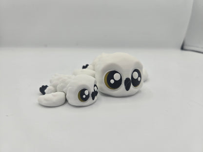 Snowy Owl (Two Sizes Available) Articulated 3D Print