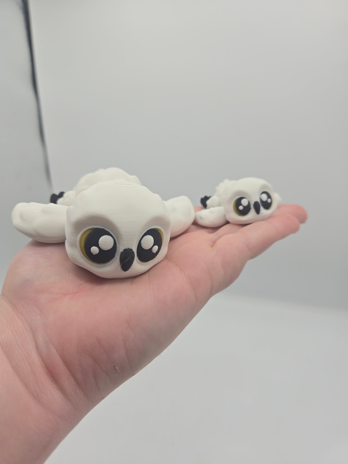 Snowy Owl (Two Sizes Available) Articulated 3D Print