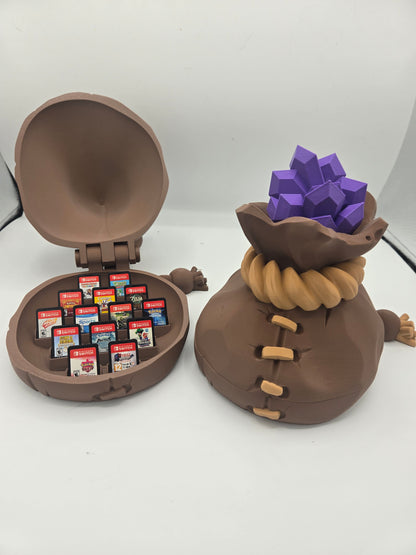 Rupee Bag Nintendo Switch Game Storage Holder – Zelda-Inspired Treasure Sack