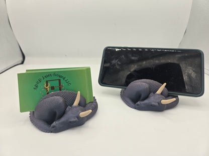 Sleeping Dragon Business Card or Phone Holder – 3D Printed
