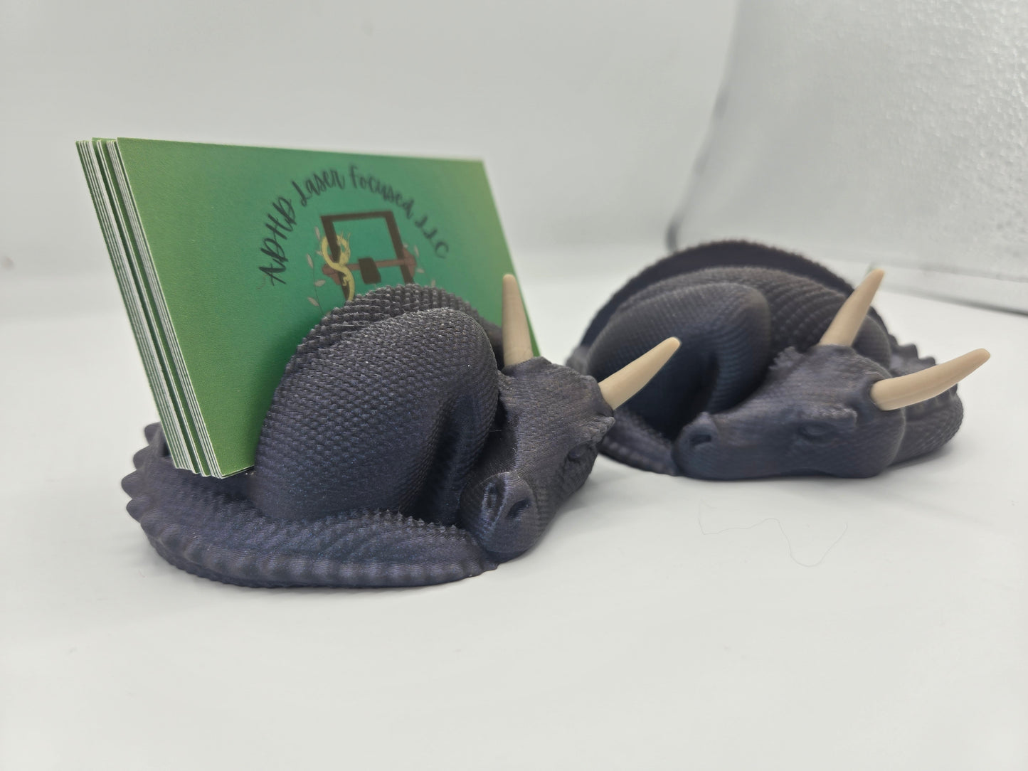 Sleeping Dragon Business Card or Phone Holder – 3D Printed