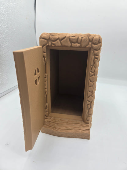 Fairy Door Book Nook (Door Opens!) | Small Storage Nook or DIY Decor | 3D Print