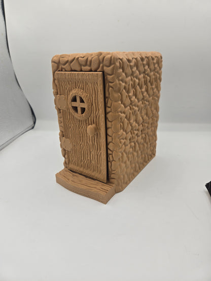 Fairy Door Book Nook (Door Opens!) | Small Storage Nook or DIY Decor | 3D Print