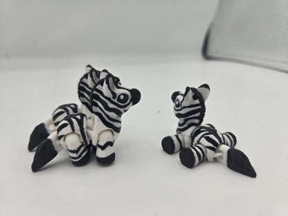 Tiny Zebra Articulated Flexi | 3D Print