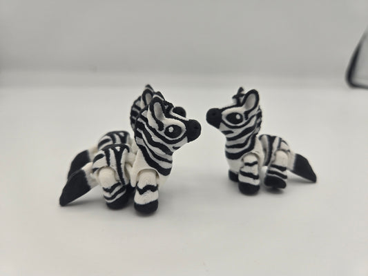 Tiny Zebra Articulated Flexi | 3D Print