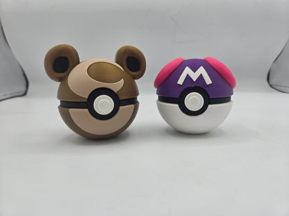 Pokémon Pokéball Inspired Clickers 3D Print