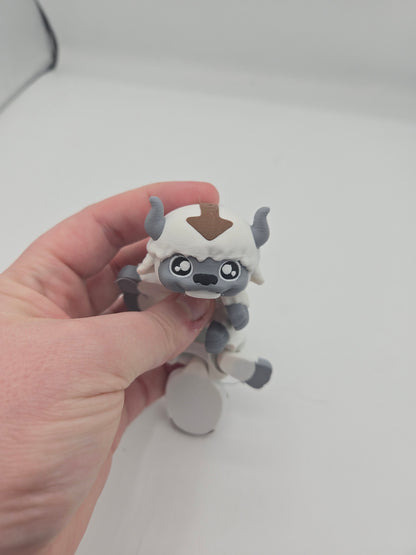 Appa ATLA Inspired Flexi Sky Bison Articulated 3D Print