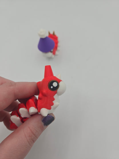 Party Worm Wurmple Inspired Flexi 3D Print