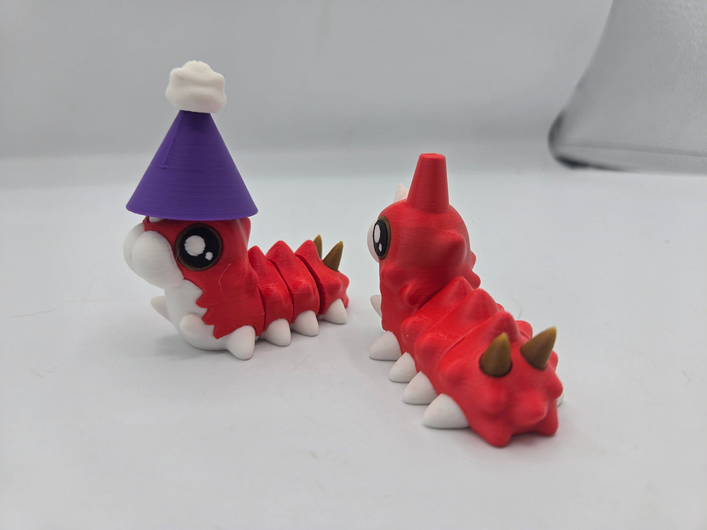 Party Worm Wurmple Inspired Flexi 3D Print