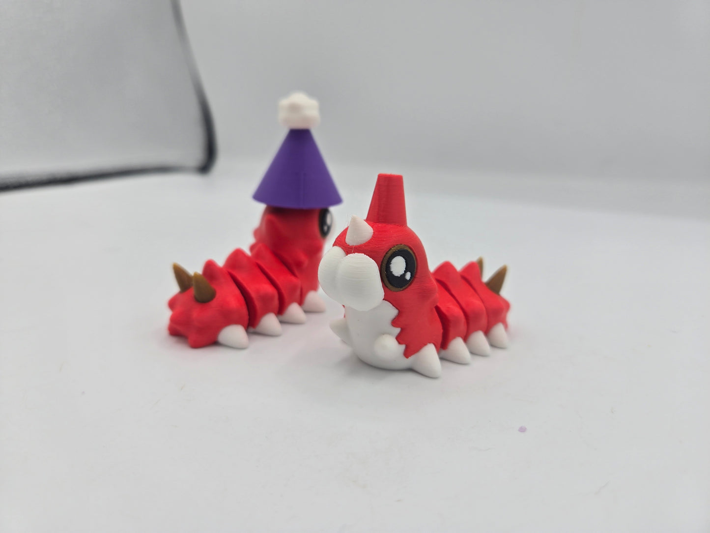 Party Worm Wurmple Inspired Flexi 3D Print
