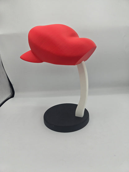 Plumber Hat Headphone Stand Gamer Setup 3D Print