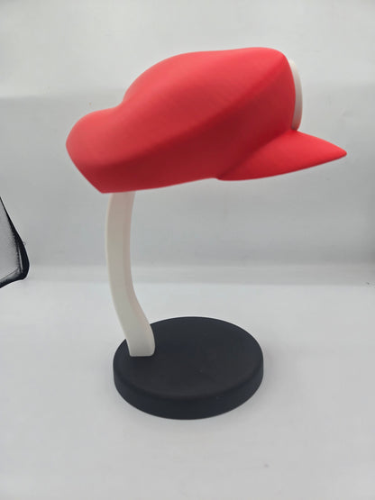 Plumber Hat Headphone Stand Gamer Setup 3D Print