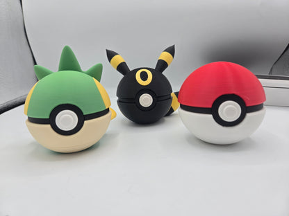Pokémon Pokéball Inspired Clickers 3D Print