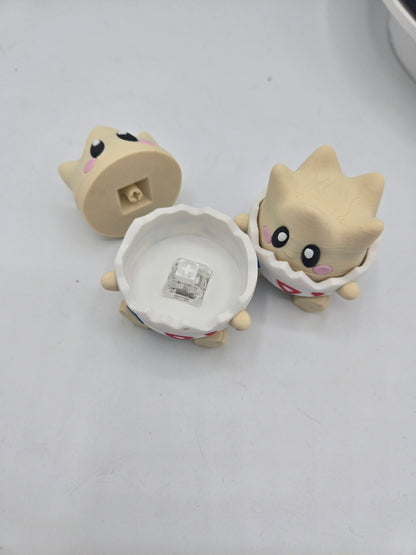 Togepi Pokémon-Themed Mechanical Key Switch Clicker Fidget – 3D Print