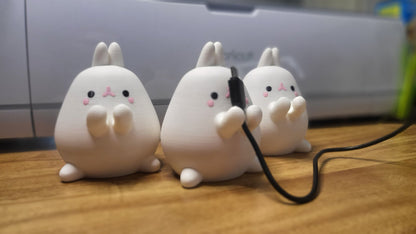 Kawaii Bunny Cord Holder (3D Print)