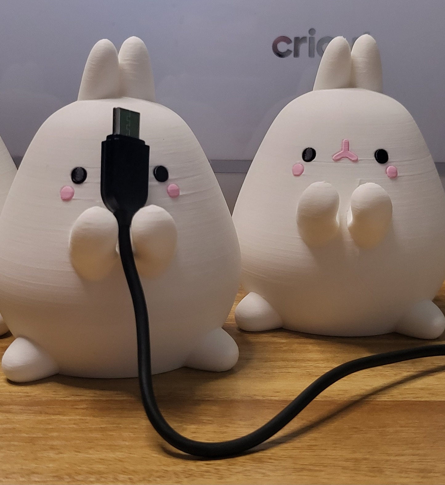 Kawaii Bunny Cord Holder (3D Print)
