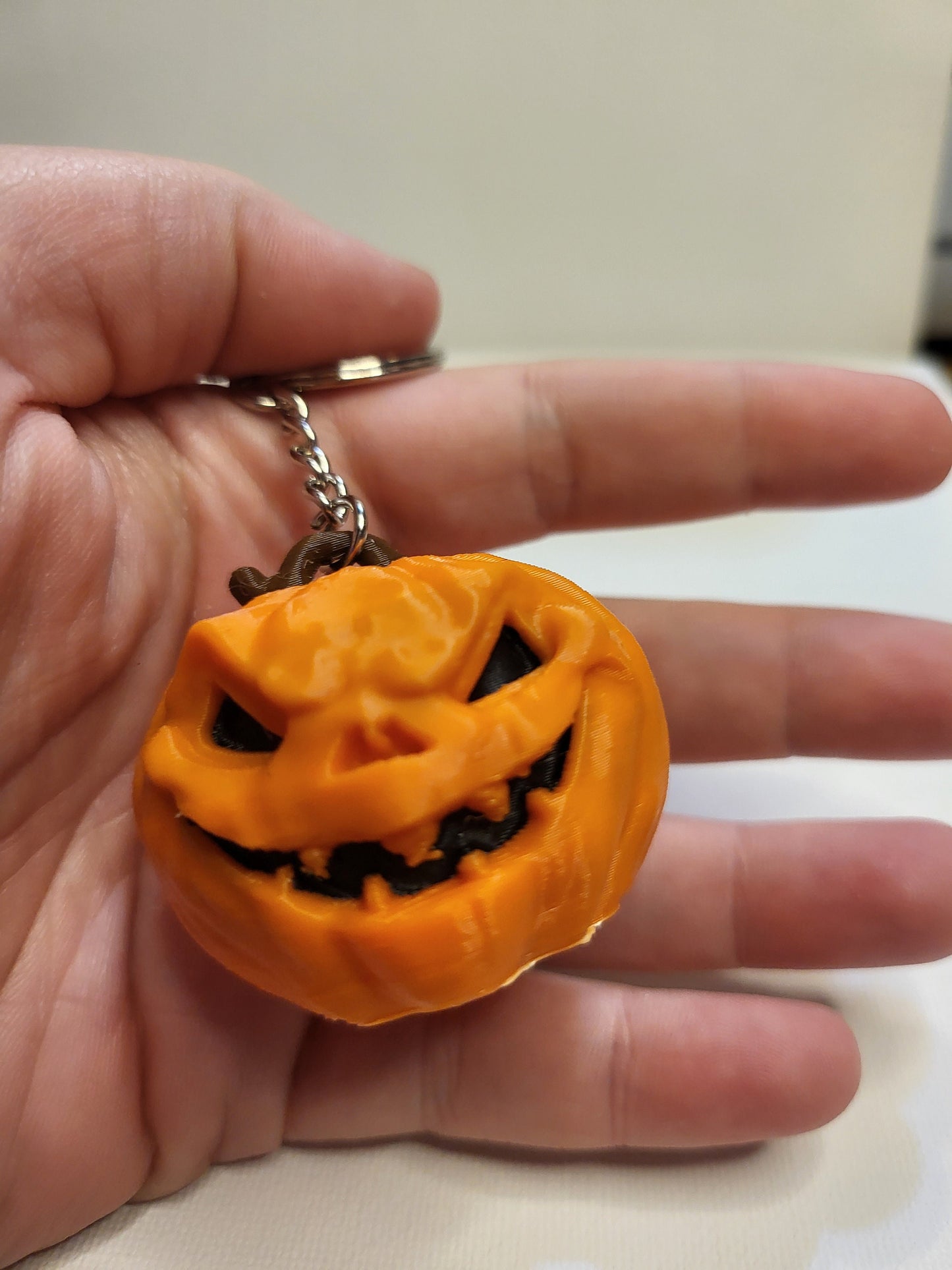 Jack-o-Lantern Magnet or Keychain