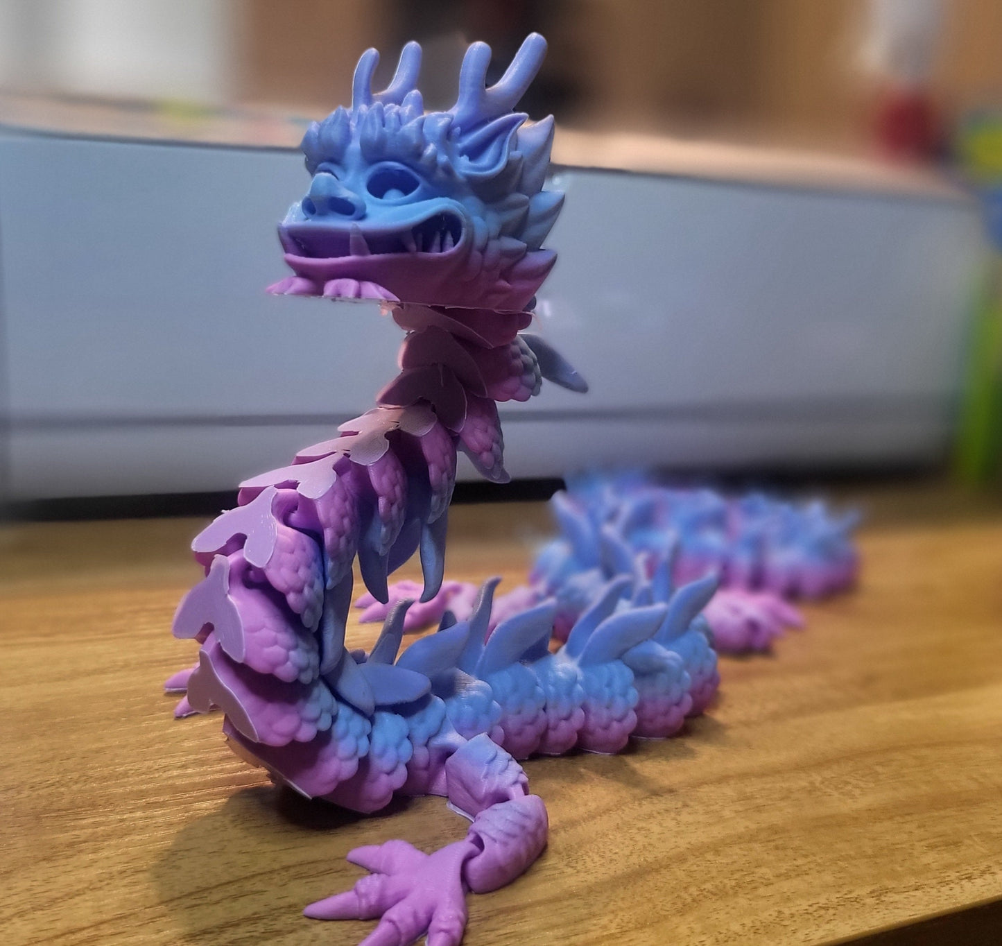 Imperial Dragon Flexi Poseable 3D Print