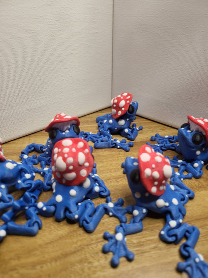 Spotted Mushroom Frogs 3D Print