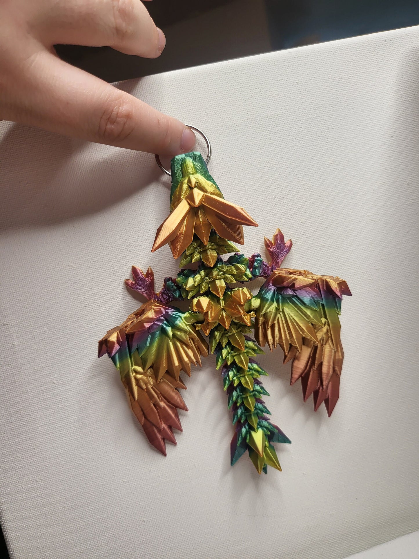 Crystalwing Dragon Tadlings (Keychain Optional) 3D Print