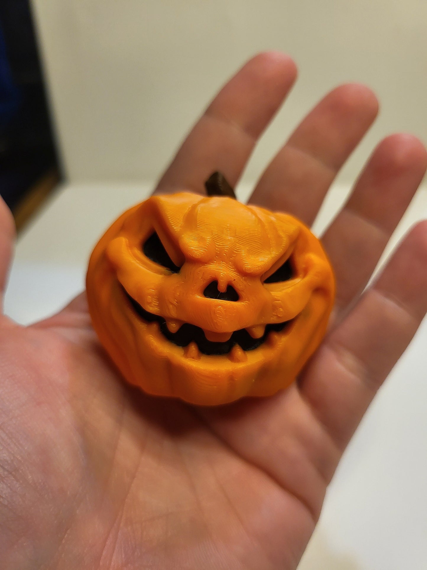 Jack-o-Lantern Magnet or Keychain