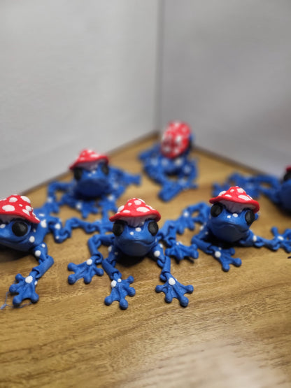 Spotted Mushroom Frogs 3D Print