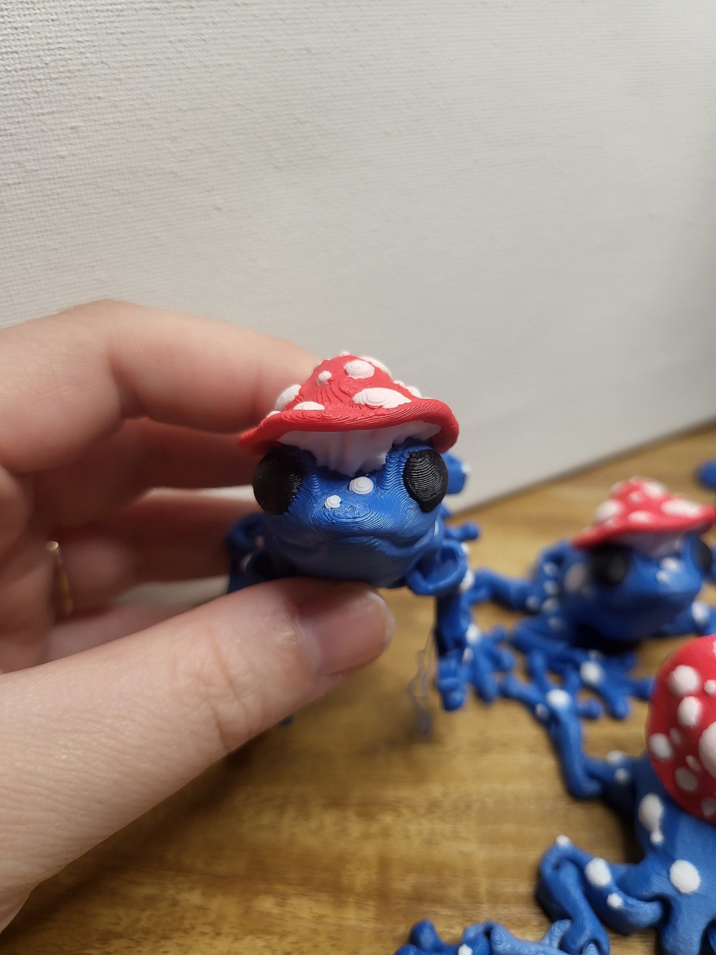 Spotted Mushroom Frogs 3D Print