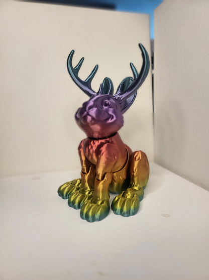 Flexible Jackalope 3D Print