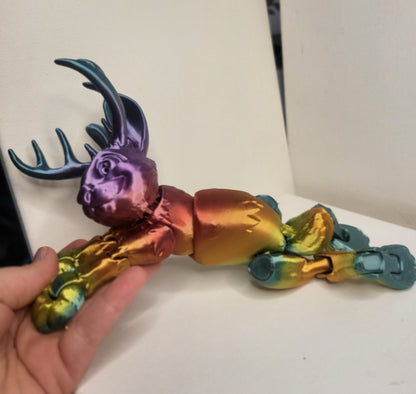 Flexible Jackalope 3D Print