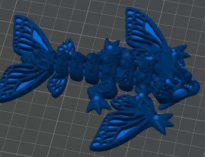 Butterfly Wyvern 3D Print