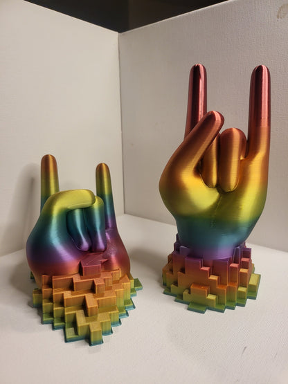 Rock Hand Controller Stand 3D Print