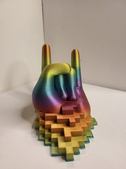 Rock Hand Controller Stand 3D Print