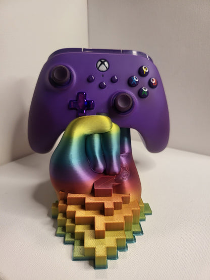 Rock Hand Controller Stand 3D Print