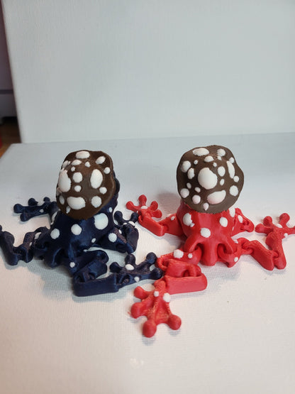 Spotted Mushroom Frogs 3D Print
