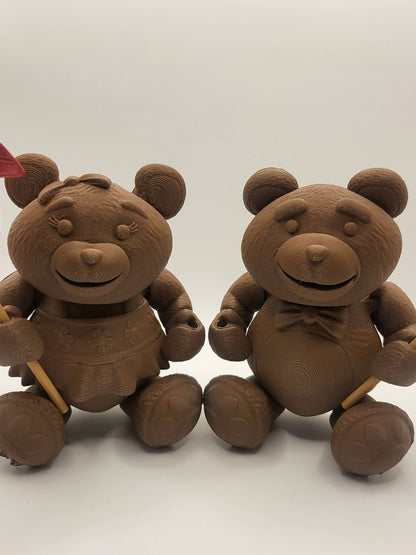 Teddy Bear with Pinwheel 3D Print